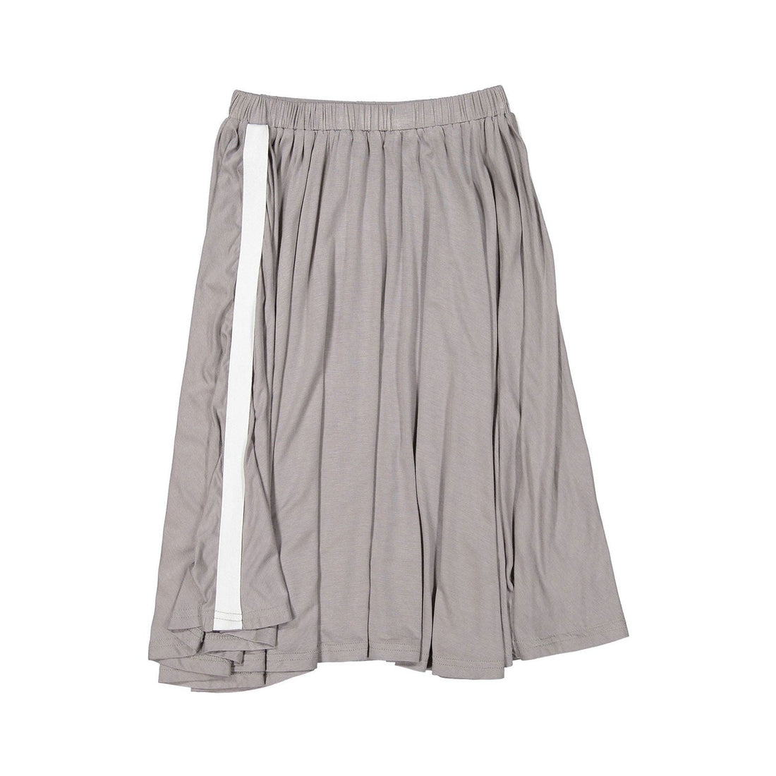 zero + us skirts zero + us Grey Basic Side Stripe Tee Skirt