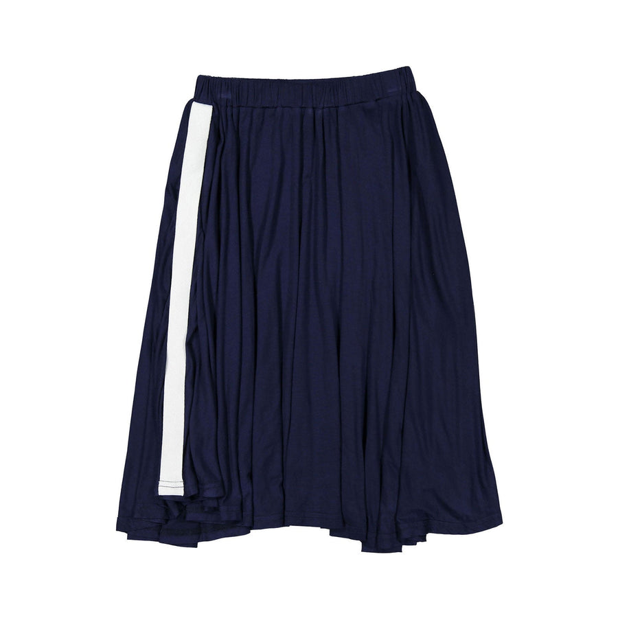 zero + us skirts zero + us Navy Basic Side Stripe Tee Skirt