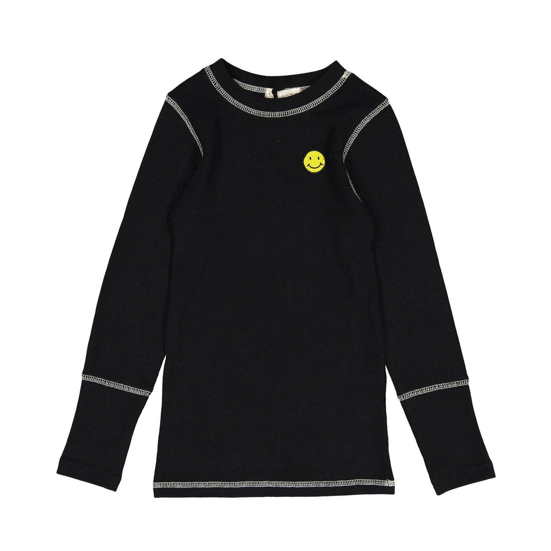 zero + us tees Zero + US Black Stitched Logo Tee