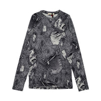 zero + us tees zero + us Denim Printed Tee