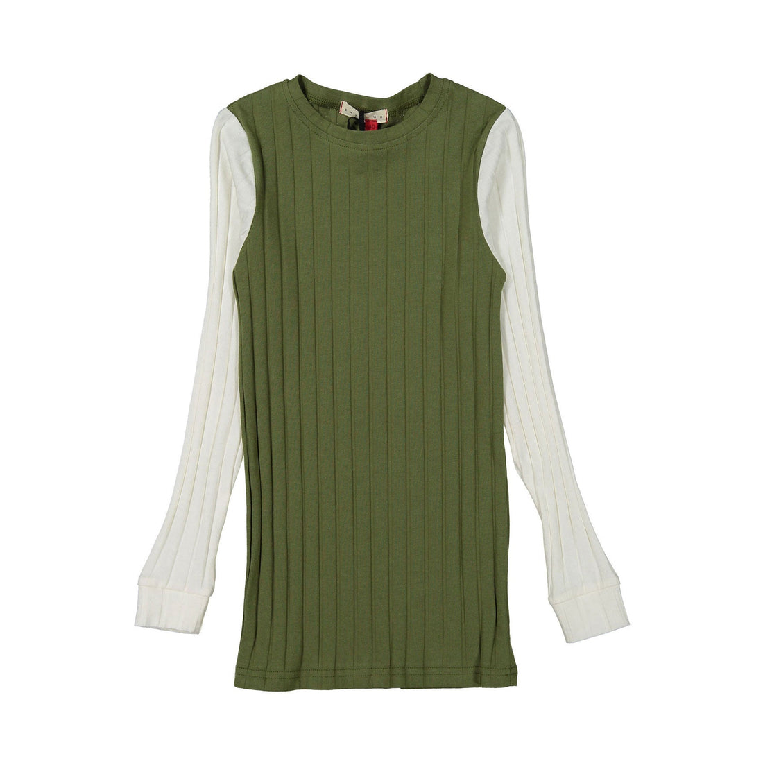 zero + us tees zero + us Green Ribbed Tee