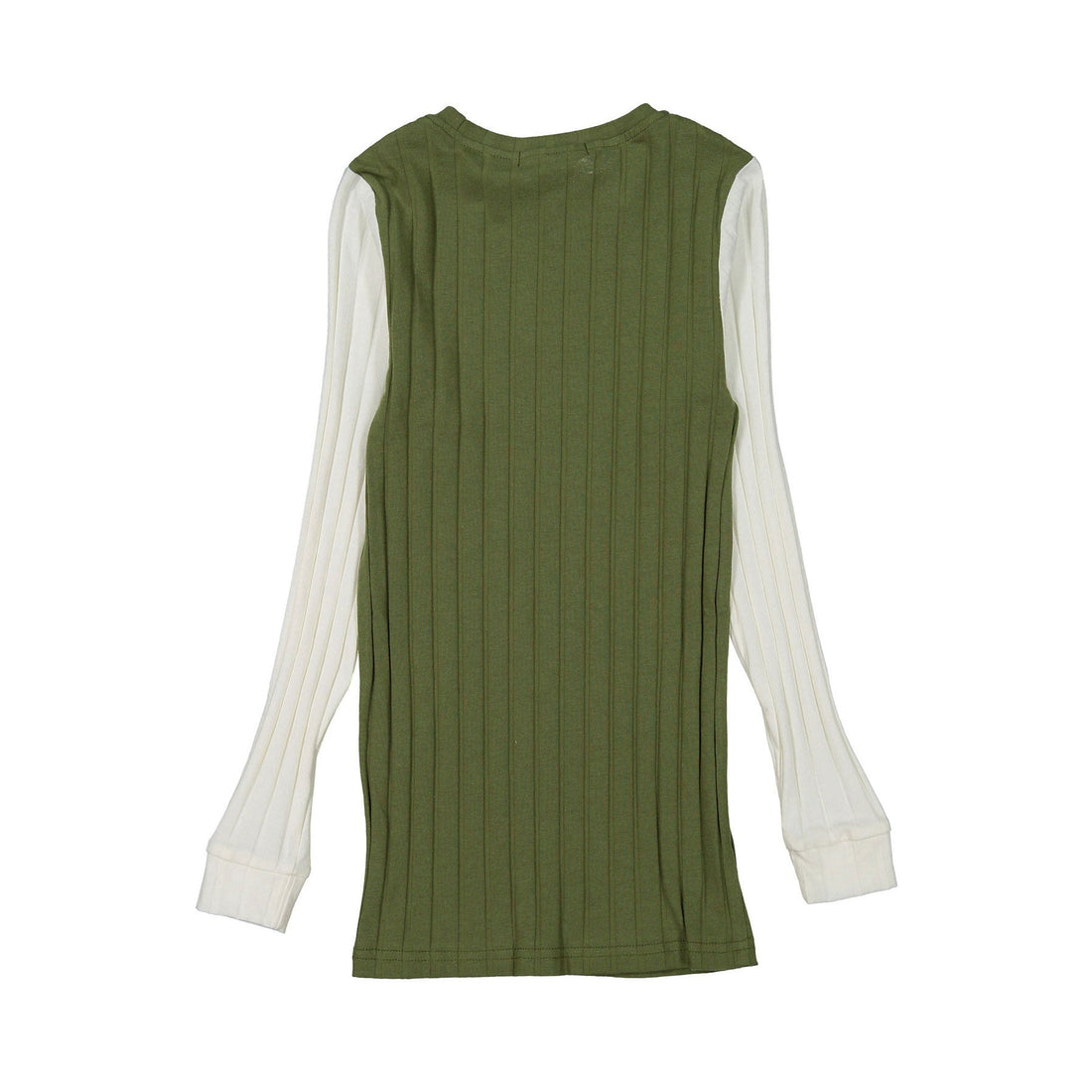 zero + us tees zero + us Green Ribbed Tee