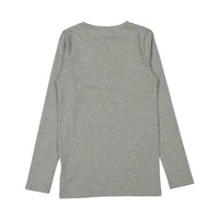 zero + us tees zero + us Grey Heart Fun Logo Tee
