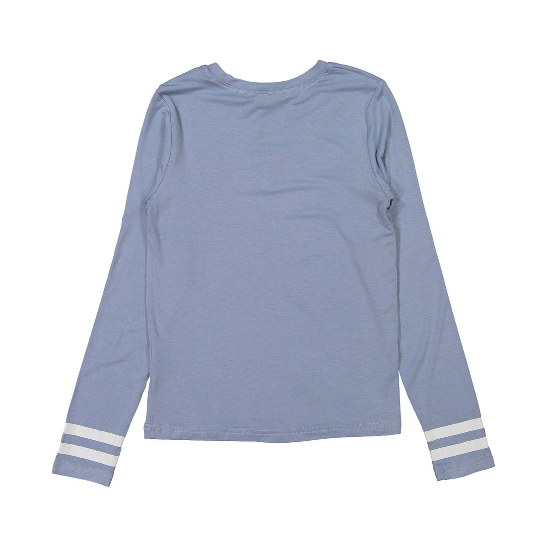 zero + us tees zero + us Light Blue Cuff Stripe Tee
