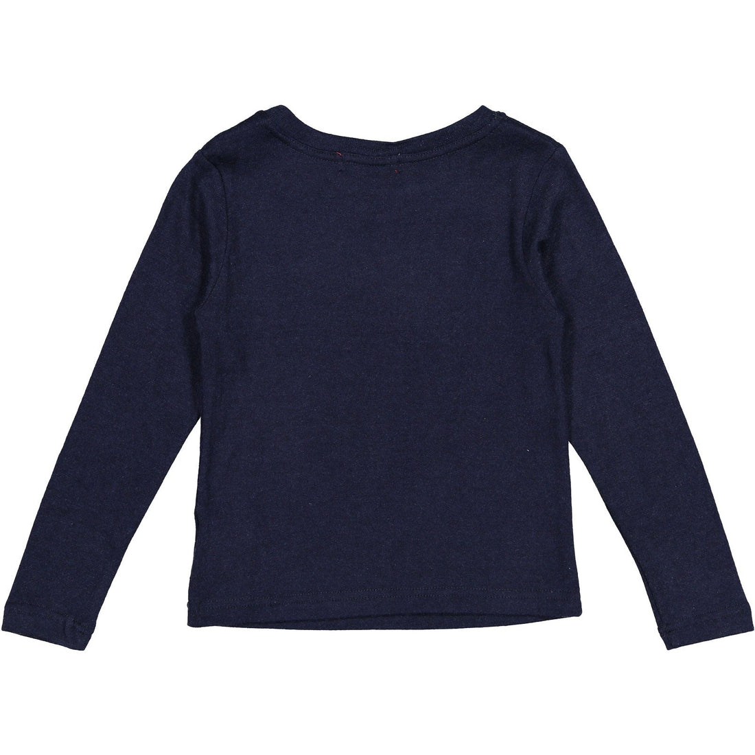zero + us tops and tees zero + us Navy Heart Logo Tee
